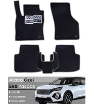 Peugeot 2008 Benzinli (2020-2025) Uyumlu EVA Paspas Tam Set–Araca Özel Kesim,Kaymaz,Kolay Montaj