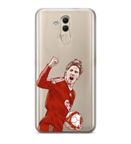 Huawei Mate 20 Lite Uyumlu Fernando Torres Desenli Şeffaf Telefon Kılıfı