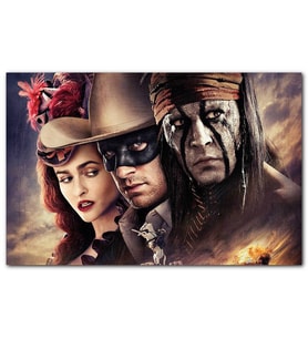 Cakatablo The Lone Ranger Filmi Görseli MDF Tablo