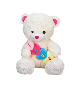 1526 Kalpli Peluş Ayı 48 cm -NessiWorld