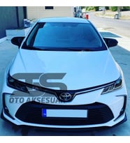 Toyota Corolla 2018 model Sonrası E210 Yarasa Ayna Kapağı Piano Black Abs Plastik Batman