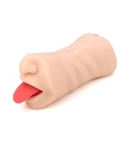 Ağız ve Vajina Girişli Stroker Mastürbatör
