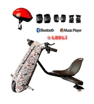 Citymate Drift Car Elektrikli Kaykay Bluetooth Dirift Kar Hoverboard Scooter + Koruma Ekipmanı D30