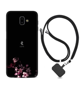 Samsung J6 Plus J7 Prime J7 Pro M20 Kılıf Boyun Askılı Silikon Love 1629