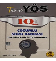 Tasarı YÖS IQ Çözümlü Soru Bankası (Yeni)