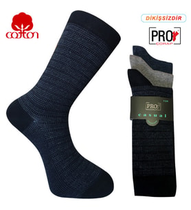 8501-3 Penye Casual 3'lü Erkek Çorabı