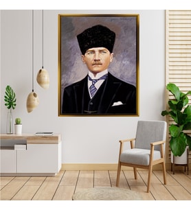 ÇERÇEVELİ ATATÜRK TABLO S270