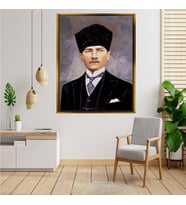 ÇERÇEVELİ ATATÜRK TABLO S270