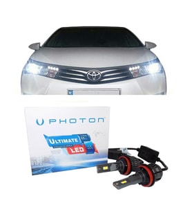 Toyota Corolla E170 Led Xenon Uzun Far Ampulü HB3 Ultimate 9500 Lumens Yeni Seri Beyaz 2013-2018