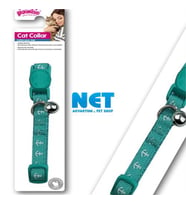 Pawise Yeşil Çapa lı Kedi Boyun Tasması 30 cm Çıngıraklı
