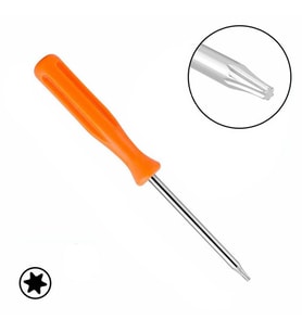 T6 Tornavida PS3 PS4 XBOX Tamir T6 Torx Uçlu Tornavida Deliksiz (Turuncu)