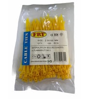 Sarı 2,5X100 Kablo Bağı