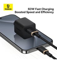 Lexroo Dura Series USB-A to USB-C Hızlı Şarj ve Veri Kablosu, 60 W, 1 m, Siyah-Altın, Android uyumlu
