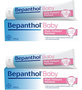 Baby Pişik Önleyici Merhem 100 gr 2li Paket l Parapen, SLS, Parfüm, Koruyucu İçermez