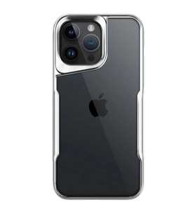 Apple İphone 15 Pro Max Kılıf Boyi Silikon Kapak - Gümüş