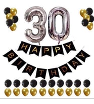 30 Yaş Doğum Günü Balon Seti