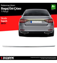 Skoda Superb Krom Bagaj Çıtası 2015-2023