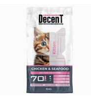 Decent Kitten Tavuklu ve Balıklı Yavru Kedi Maması 15 kg