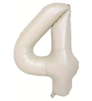 Beysüs Krem Rengi 4 Rakam Folyo Balon 80 cm