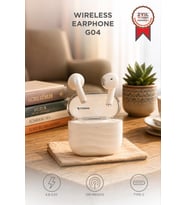 Torima Bluetooth Kulaklık Kulak İçi Kablosuz Kulaklık G04 Bej