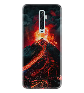 Oppo Reno 2Z 4 Lite 4 Pro 5 6 7 A31 Kılıf Desemli Silikon Yanardağ 1611