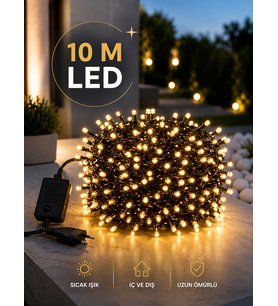 Dekoratif Aydınlatma Ampüllü 10 Metre Gün Işığı Şerit Led