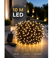 Dekoratif Aydınlatma Ampüllü 10 Metre Gün Işığı Şerit Led