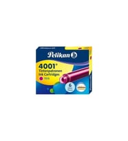 Pelikan Dolma Kalem Kartuşu Küçük Pembe 6 LI 4001 (10 Paket)