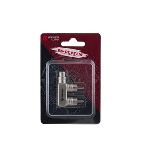 Reiss Audio RS-GL1F2M 2 Erkek 1 Dişi RCA Çoklayıcı (Beyaz)