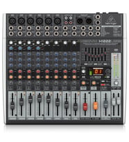 BEHRINGER X1222USB 12-Kanal 2/2-Bus Analog Mixer