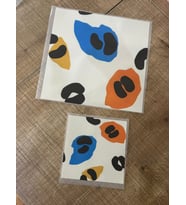 2 ADET RENKLİ DESENLİ ÜTÜ İLE YAPIŞAAN TRANSFER BASKI ARMA SET 19X19-11X11
