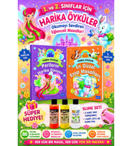 1 ve 2.Sınıflar İçin Harika Öyküler - ( Ezop Masalları - Perilerin Harika Dünyası 2 Kitap )