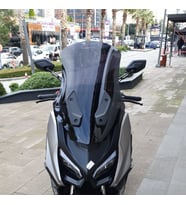 MOTOCAM QJ Fort 350 Ön Cam 2023-2026 Model 74cm Siyah Renkli 4mm UZUN