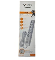 Viko 6 Lı Akım Korumalı Çocuk Korumalı Anahtarlı Priz 