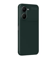 Vivo Y18 Kılıf Auto Focus Karbon Kapak - Koyu Yeşil