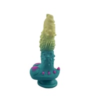 Yeşil Mavi Canavar Dildo Model 2