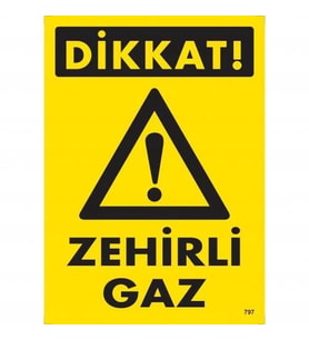 Mey İthalat® Dikkat Zehirli Uyarı Levhası 25X35 Kod:797