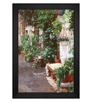 Manzara Temalı Kanvas Tablo 50 x 70 cm Siyah Çerçeve