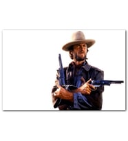 Cakatablo Clint Eastwood Çift Silahlı MDF Tablo