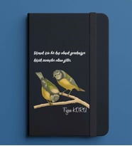 Kişiye Özel 13x21 Siyah Defter-1