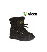 Vicco  Siyah Anatomik (26-30) Kız Çocuk Bot Çizme