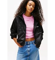 Tommy Hilfiger Script Kadın Siyah Yağmurluk DW0DW20952BDS