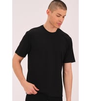 T0737 DEWBERRY ERKEK T-SHIRT-SİYAH