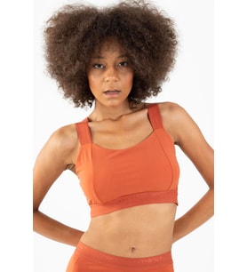 Maraton SlimFit Kadın Atlet Yaka Kiremit Bra