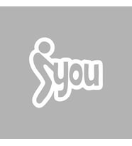 You Araba Sticker siyah 16x15 CM (Beyaz)
