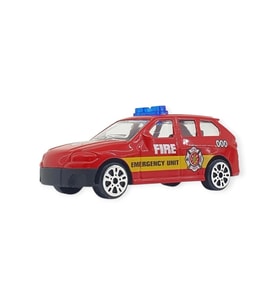 3'lü İş Makinaları Road Seti - Die Cast - DS044 - İtfaiye - 1 ADET