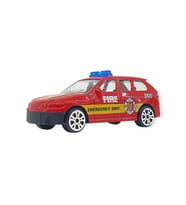 3'lü İş Makinaları Road Seti - Die Cast - DS044 - İtfaiye - 1 ADET