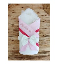Pembe Bebek Kundağı Bebek Dış Kundak Battaniyesi Hastane Çıkışı Yenidoğan Hediyelik Anakucağı