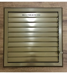 ecovent 60X60 ALÜMİNYUM MENFEZ BRONZ