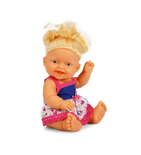 Nil Bebek Saçlı 23 cm 22061 Sarışın Gülen Bebek (Karışık)